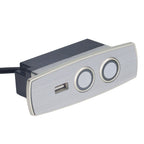 Recliner Remote Professional Electric Lift Sofa Recliner Hand Control Switch 2 Button 5 Pin with USB Phone Charger 12‑29V