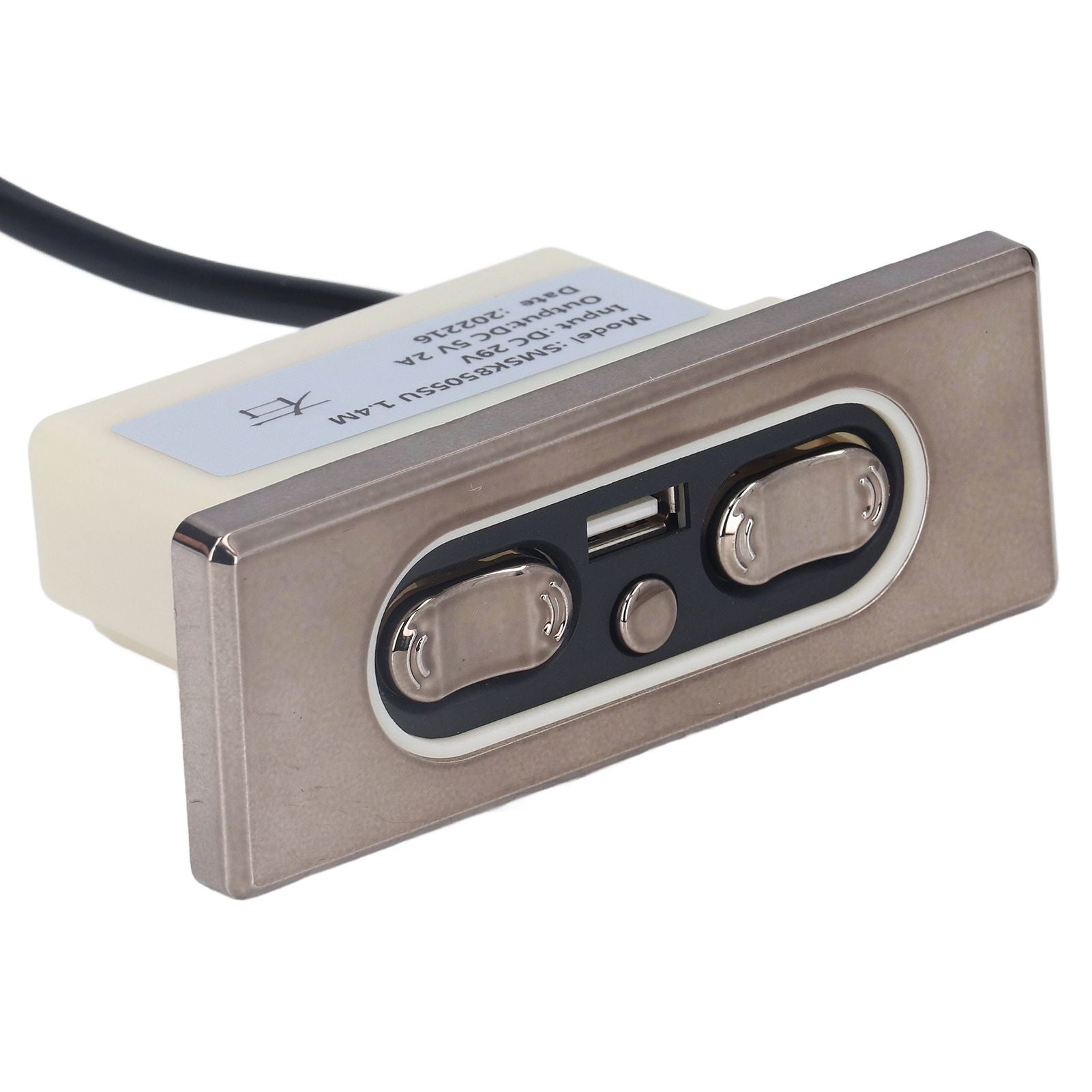 Recliner Switch Electric Sofa Recliner 5 Buttons Hand Control DC Push Rod Motor Lift Switch 29V with USB Charging Port