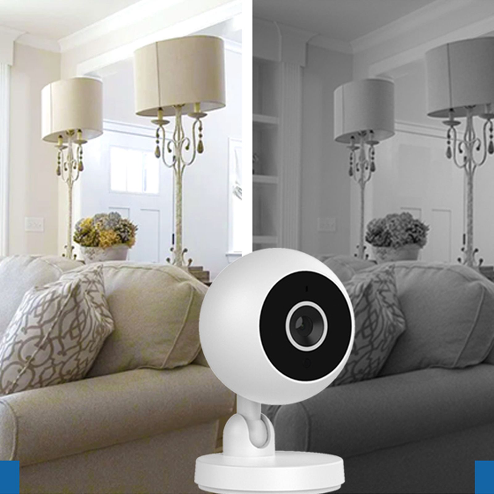 360 Degree WiFi Camera High Definition 2 Way Voice Function Infrared Dark Night View Smart Camera for Home Office Baby Room