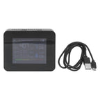 Portable Carbon Dioxide Detector USB Charging Temperature and Humidity Tester with Color Screen Display for Home Black