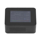 Portable Carbon Dioxide Detector USB Charging Temperature and Humidity Tester with Color Screen Display for Home Black
