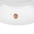 Foldable Fan with LED Light 2 in 1 Warm Light Low Noise Portable Rechargeable 4 Speed Lighting Desk Fan