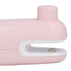 Heat Bag Sealer USB Charging Cutter Sealing Cutting Machine Tool for Better Storage Pink