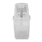 Manual Ice Crusher Small Portable Shaver Hand Operated Snow Cone Machine for Home Transparent
