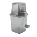 Manual Ice Crusher Small Portable Shaver Hand Operated Snow Cone Machine for Home Grey