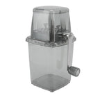 Manual Ice Crusher Small Portable Shaver Hand Operated Snow Cone Machine for Home Grey