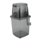Manual Ice Crusher Small Portable Shaver Hand Operated Snow Cone Machine for Home Grey