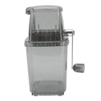 Manual Ice Crusher Small Portable Shaver Hand Operated Snow Cone Machine for Home Grey