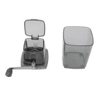 Manual Ice Crusher Small Portable Shaver Hand Operated Snow Cone Machine for Home Grey