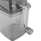 Manual Ice Crusher Small Portable Shaver Hand Operated Snow Cone Machine for Home Grey