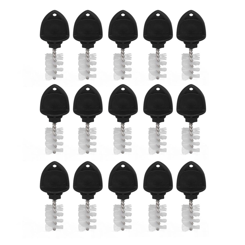 15Pcs Beer Tap Plug Brush 304 Stainless Steel ABS Beer Faucet Tap Cleaning Brush Plug For Kitchen Bar
