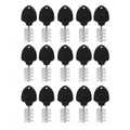 15Pcs Beer Tap Plug Brush 304 Stainless Steel ABS Beer Faucet Tap Cleaning Brush Plug For Kitchen Bar