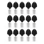 15Pcs Beer Tap Plug Brush 304 Stainless Steel ABS Beer Faucet Tap Cleaning Brush Plug For Kitchen Bar