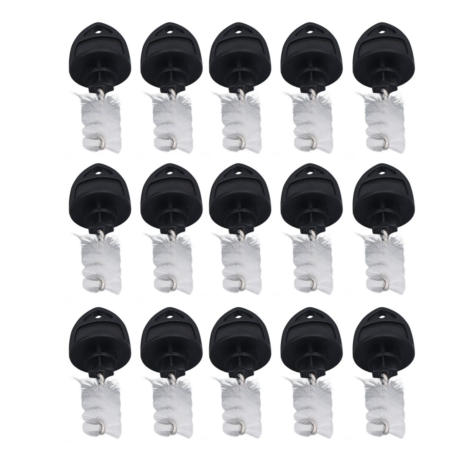 15Pcs Beer Tap Plug Brush 304 Stainless Steel ABS Beer Faucet Tap Cleaning Brush Plug For Kitchen Bar