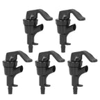 5Pcs Beer Tap Brewing Barrel Faucet ABS 20PSI 1/4in Bard Connector 3/16in Outlet Set Kit