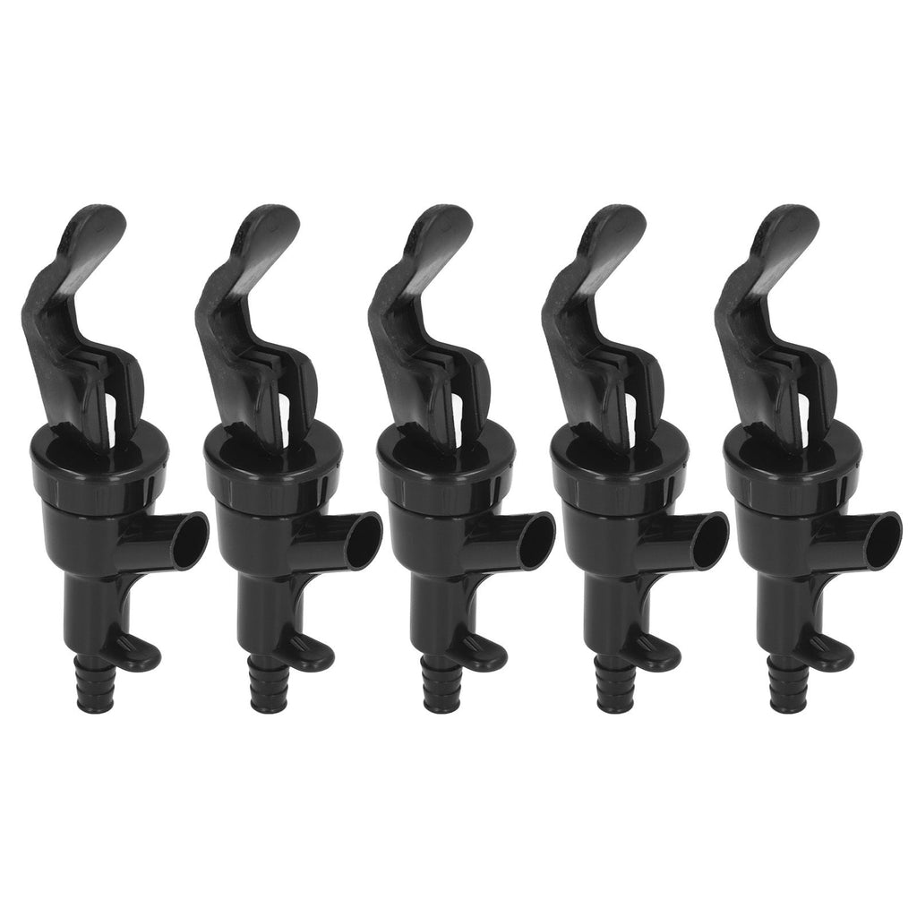 5Pcs Beer Tap Brewing Barrel Faucet ABS 20PSI 1/4in Bard Connector 3/16in Outlet Set Kit
