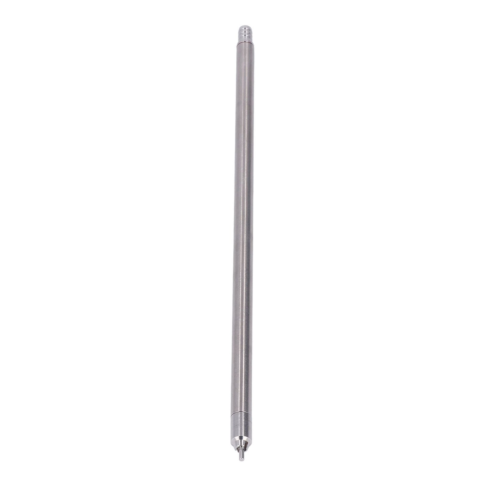 35.2cm Length Spring Loaded Beer Bottle Filler Stainless Steel Wine Bottle Filler Wand with Cleaning Brush Hose Clamp
