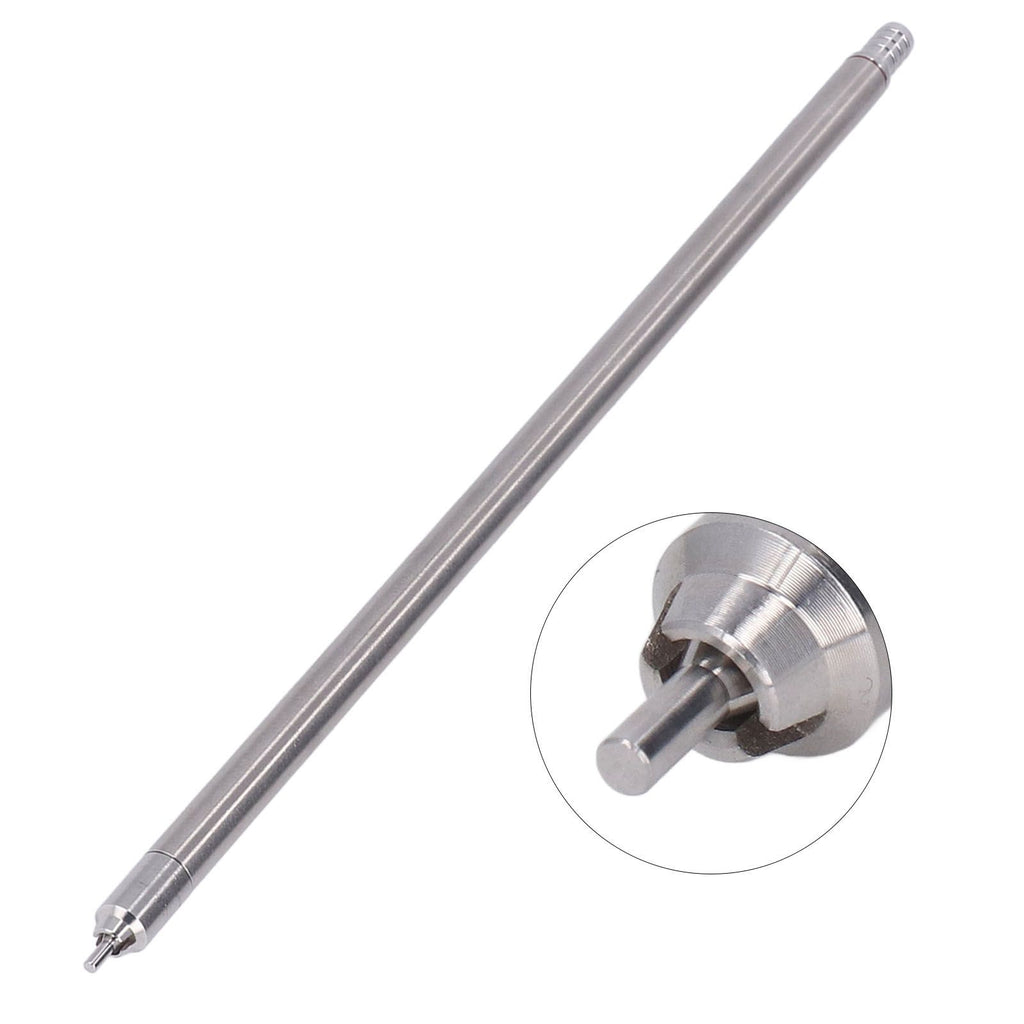 35.2cm Length Spring Loaded Beer Bottle Filler Stainless Steel Wine Bottle Filler Wand with Cleaning Brush Hose Clamp