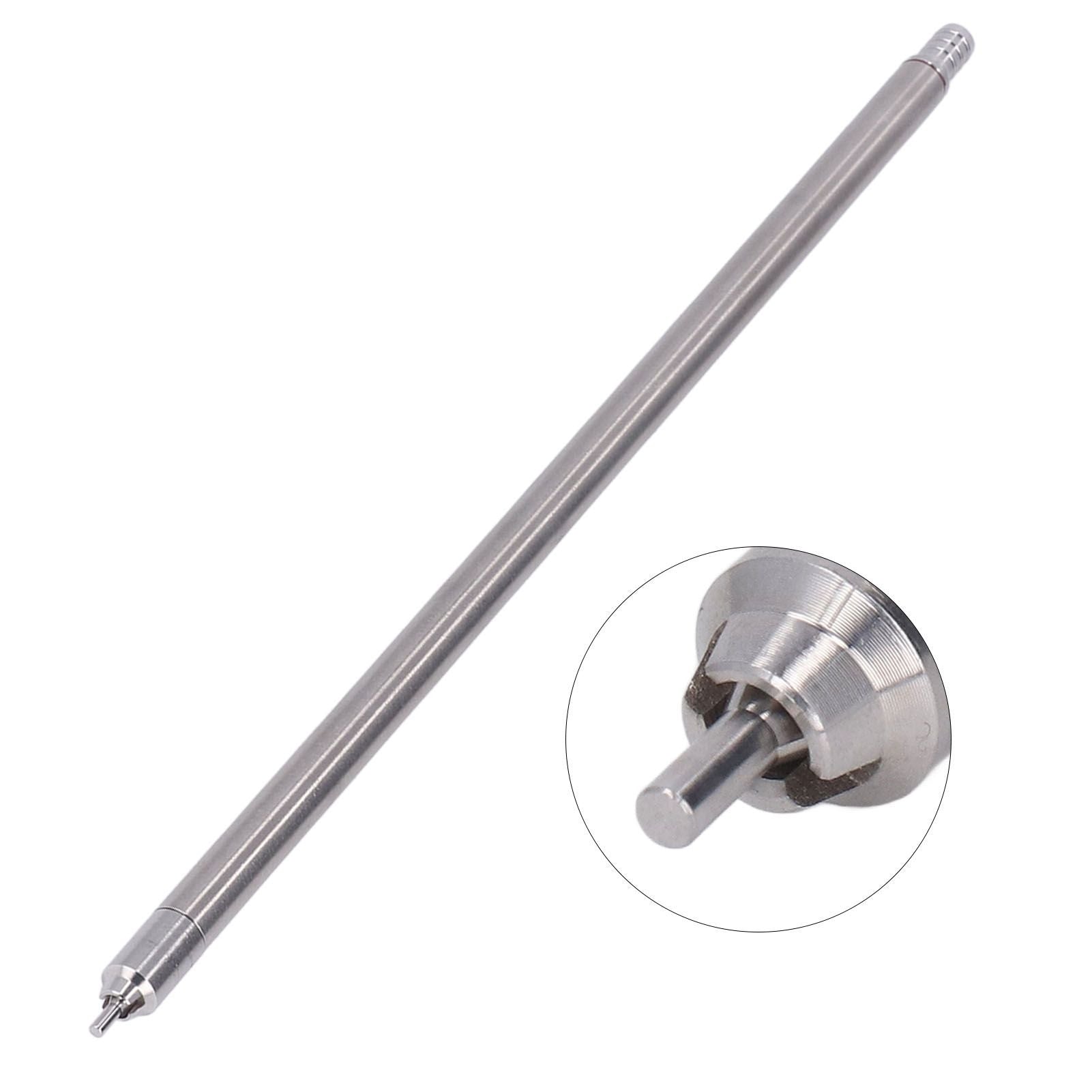 35.2cm Length Spring Loaded Beer Bottle Filler Stainless Steel Wine Bottle Filler Wand with Cleaning Brush Hose Clamp