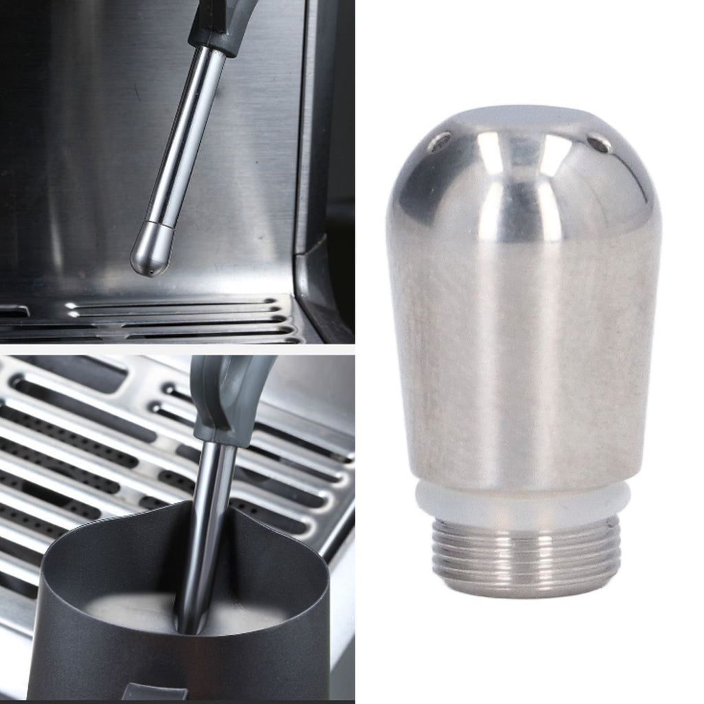 3 Holes Coffee Machine Steam Nozzle Stainless Steel Milk Foam Spout Nozzle for Breville 8 Series Semi Automatic Coffee Maker