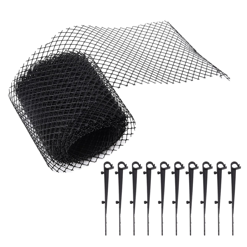 Reusable Plastic Drain Gutter Guard Mesh Protector Outdoor Anti Clogging Leaf Debris Protective Net 600x15cm