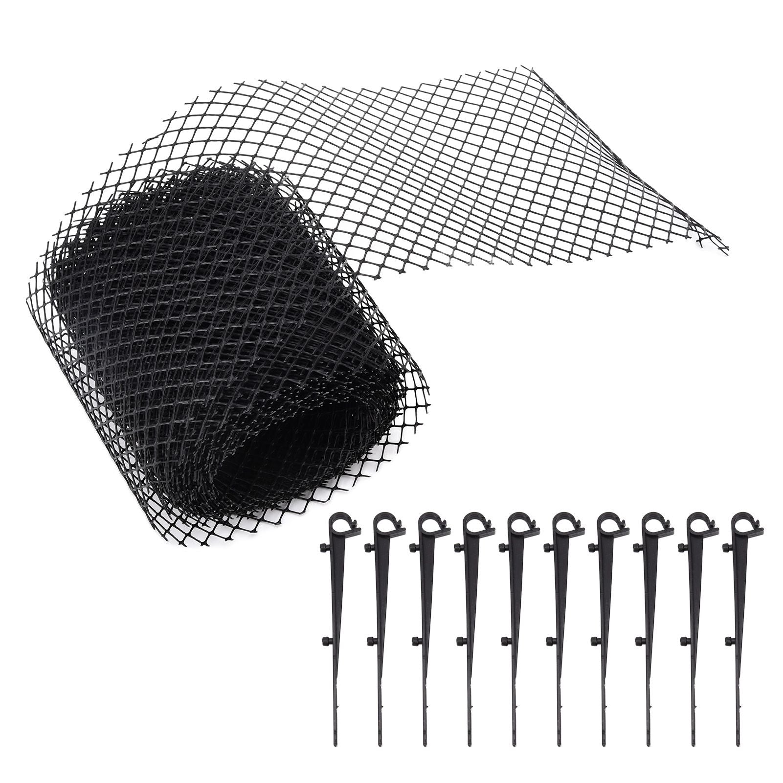 Reusable Plastic Drain Gutter Guard Mesh Protector Outdoor Anti Clogging Leaf Debris Protective Net 600x15cm