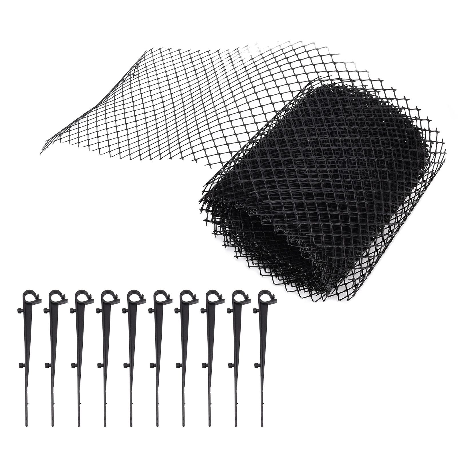Reusable Plastic Drain Gutter Guard Mesh Protector Outdoor Anti Clogging Leaf Debris Protective Net 600x15cm