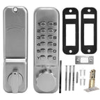 Digit Password Lock Zinc Alloy Coded Door Lock Waterproof Keyless Door Lock for Home Office