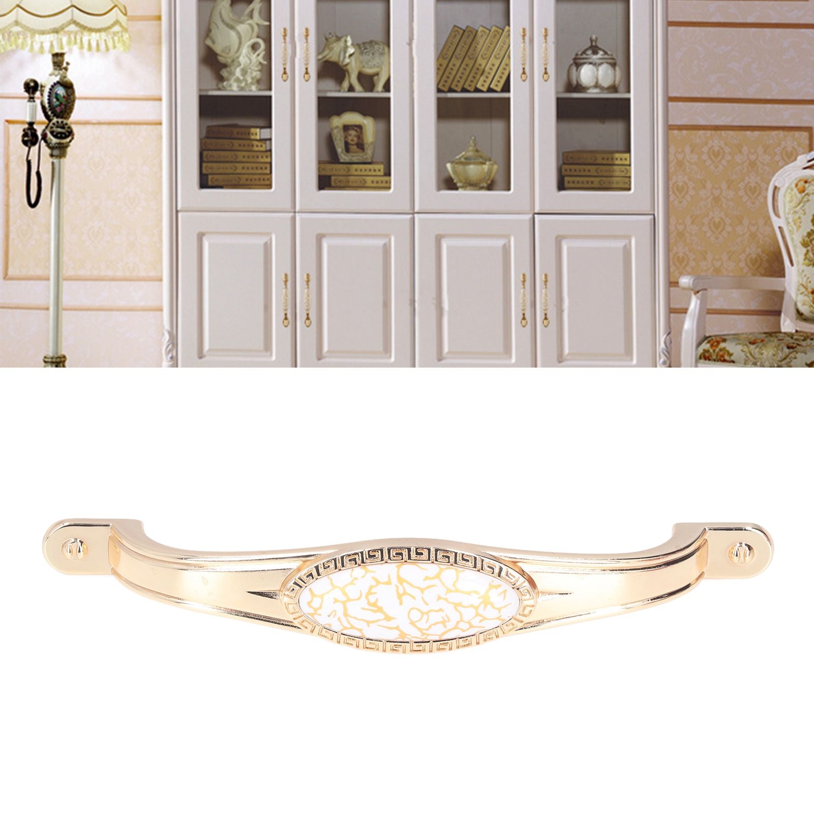 Nordic Golden Furniture Handle Light Luxury Drawer Wardrobe Cabinet Door Furniture Pulls Furniture Hardware1802C-60-128