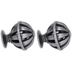 2Set Cabinet Knob Birdcage Hollow Closet Drawer Knob Zinc Alloy Wardrobe Knob for Home Decoration366 Birdcag Antique Silver