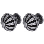 2Set Cabinet Knob Birdcage Hollow Closet Drawer Knob Zinc Alloy Wardrobe Knob for Home Decoration366 Birdcag Antique Silver