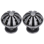 2Set Cabinet Knob Birdcage Hollow Closet Drawer Knob Zinc Alloy Wardrobe Knob for Home Decoration366 Birdcag Antique Silver