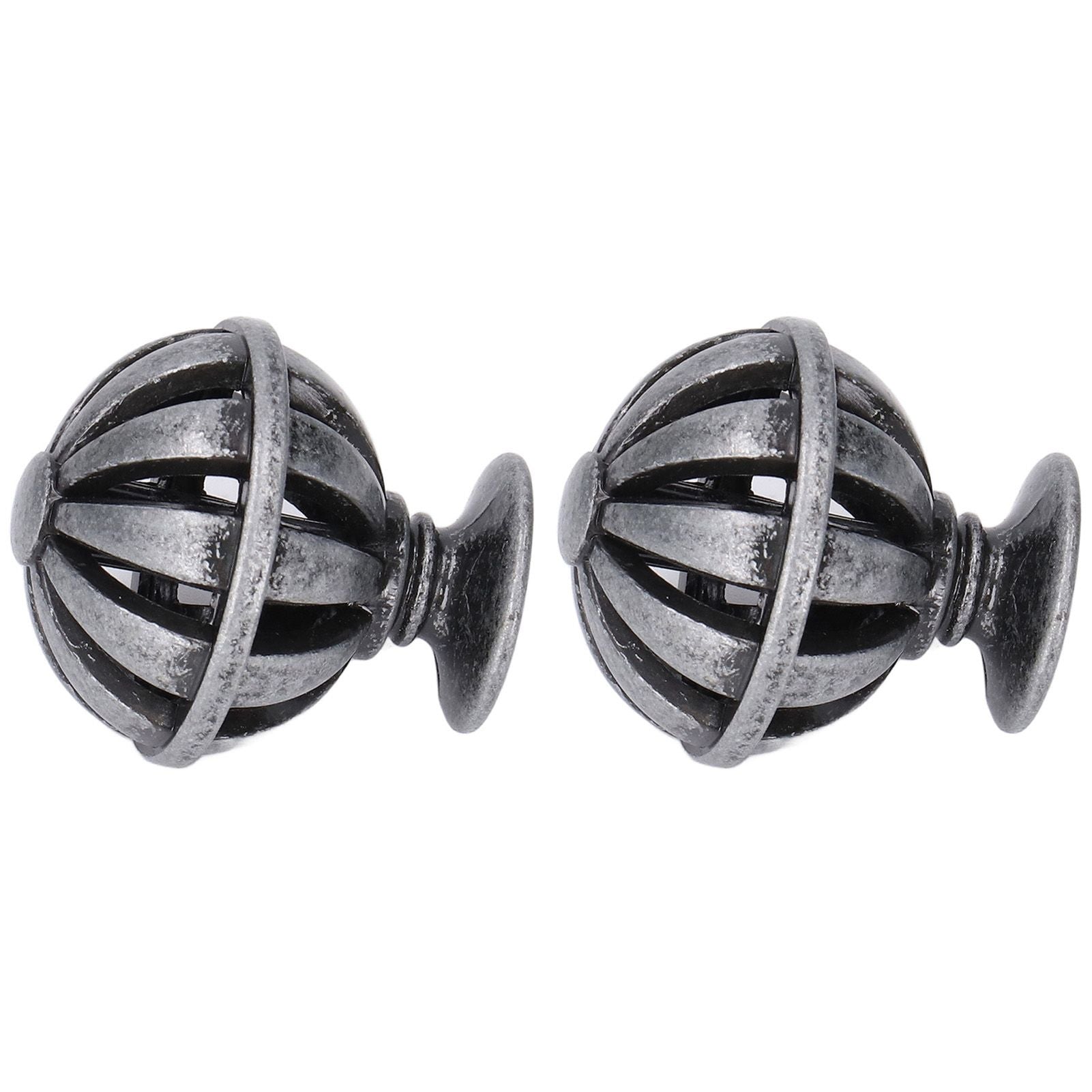 2Set Cabinet Knob Birdcage Hollow Closet Drawer Knob Zinc Alloy Wardrobe Knob for Home Decoration366 Birdcag Antique Silver