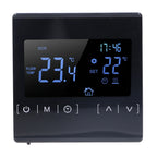 Touch Screen Thermostat Dual Temperature Control 16A Electric Floor Heating Thermoregulator AC85V‑240V
