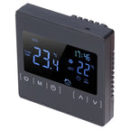 Touch Screen Thermostat Dual Temperature Control 16A Electric Floor Heating Thermoregulator AC85V‑240V