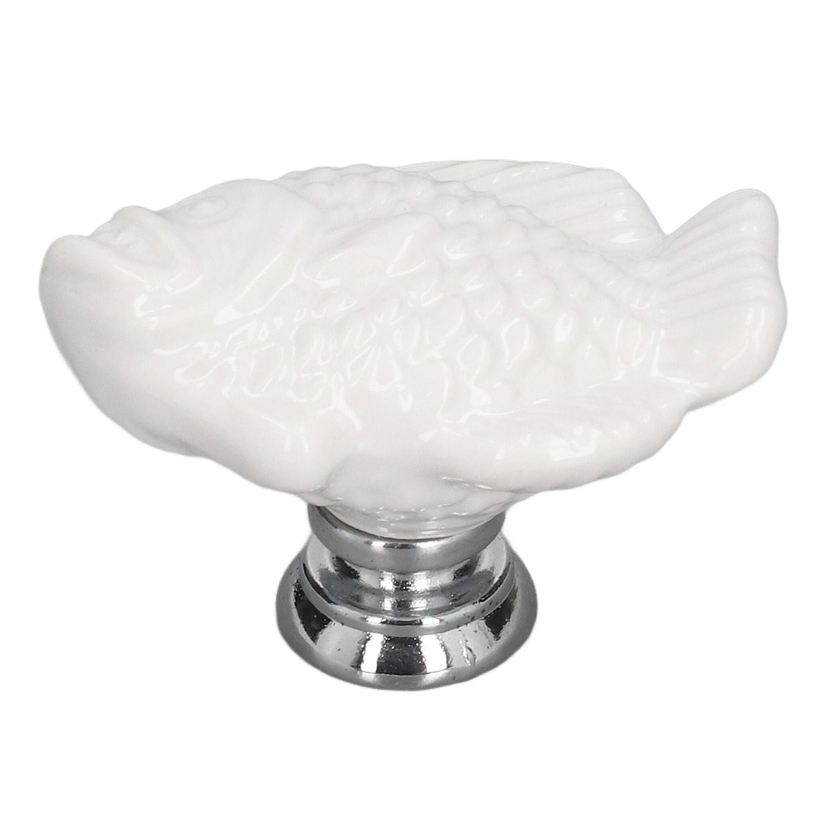 2 Set Drawer Knobs Pull Handles Ceramics Cabinet Cupboard Door Decorative Knobs with Plate for Kitchen Bathroom Office1088D Madarine