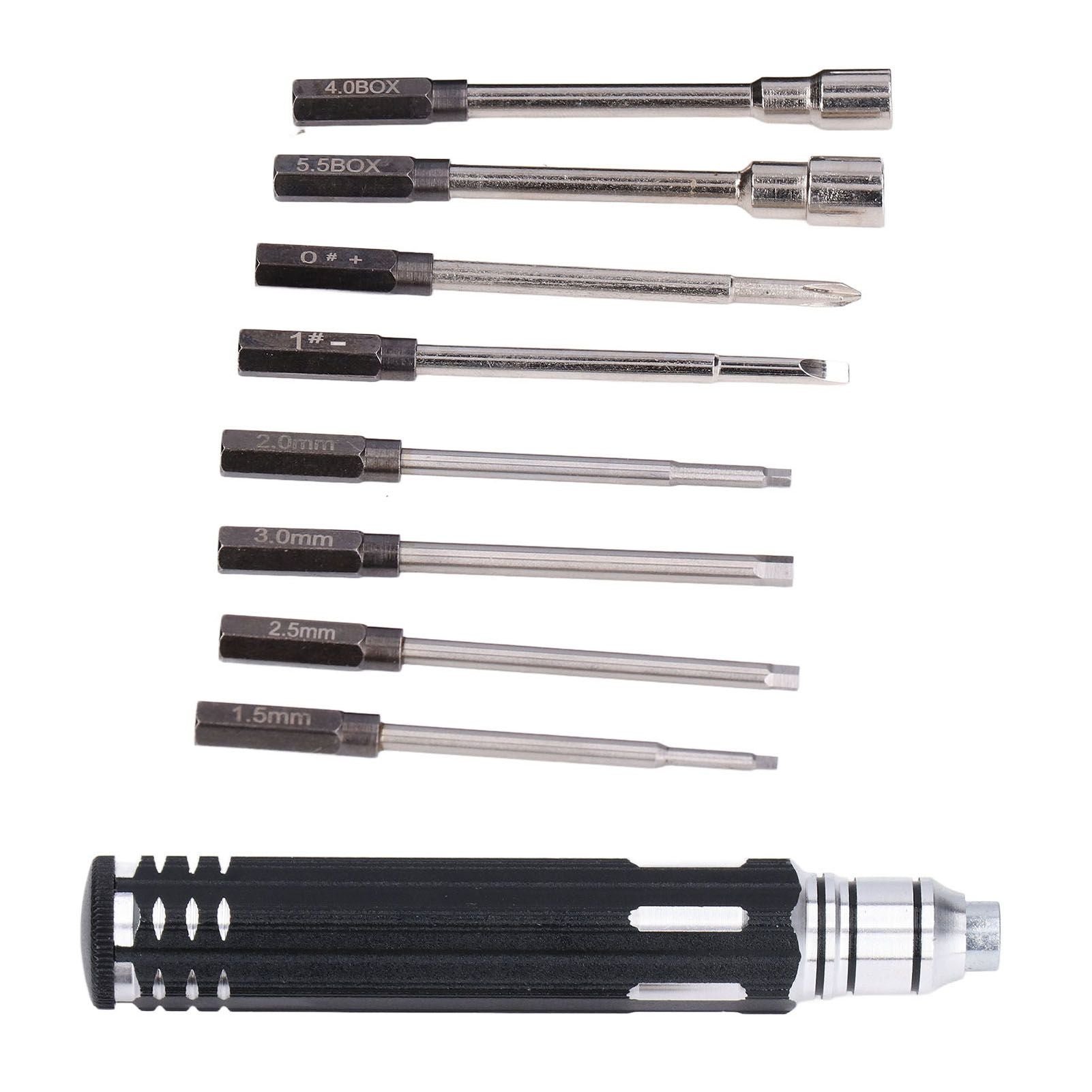 Screwdriver Set High Strength Simple Practical Design 8 in 1 Household Maintenance Tools