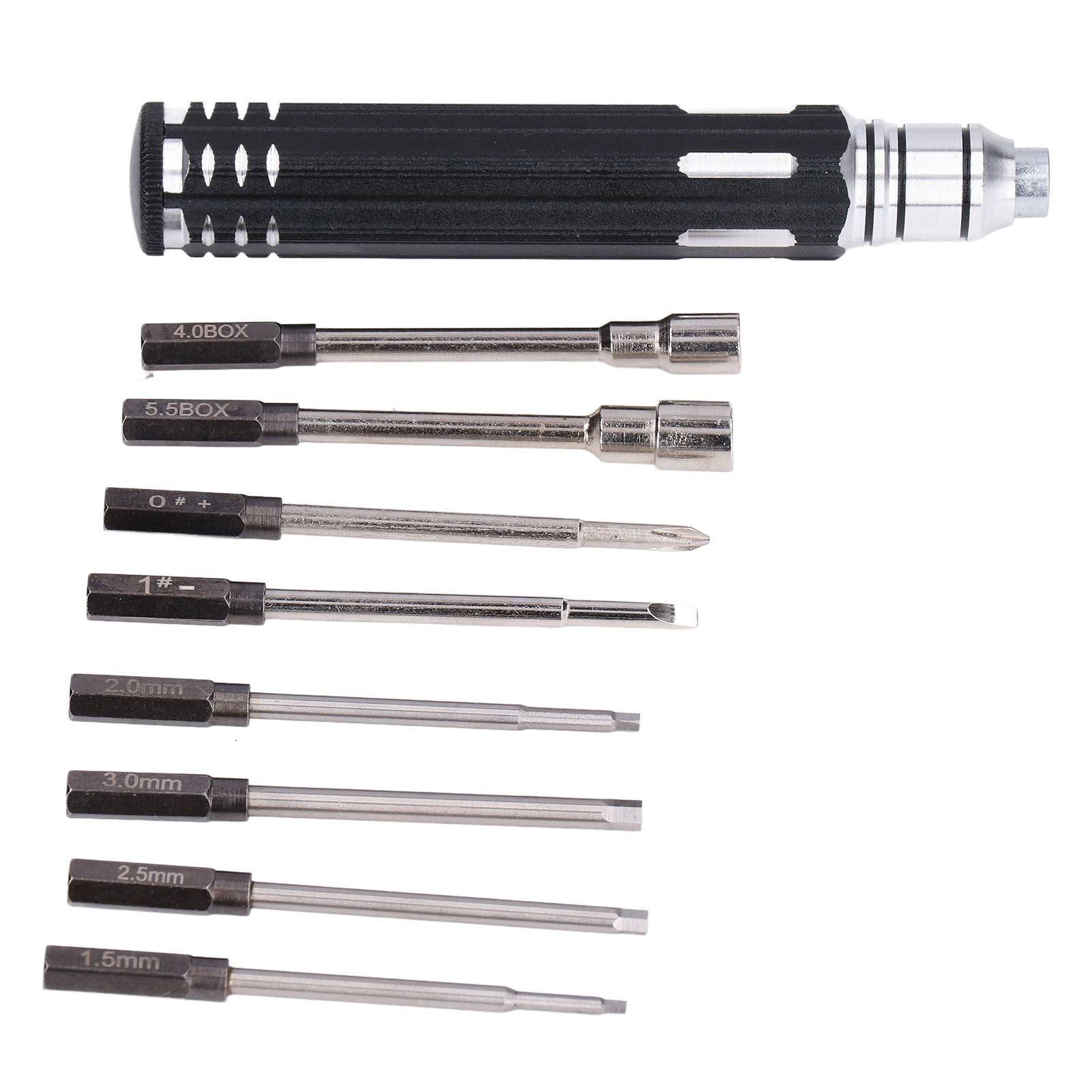 Screwdriver Set High Strength Simple Practical Design 8 in 1 Household Maintenance Tools