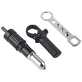 Electric Riveting Gun Adapter Rivet Gun Accessory Electric Drill Rivet Machine Grab Rivet and Nail Gun Head