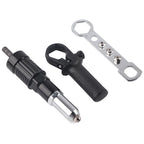 Electric Riveting Gun Adapter Rivet Gun Accessory Electric Drill Rivet Machine Grab Rivet and Nail Gun Head