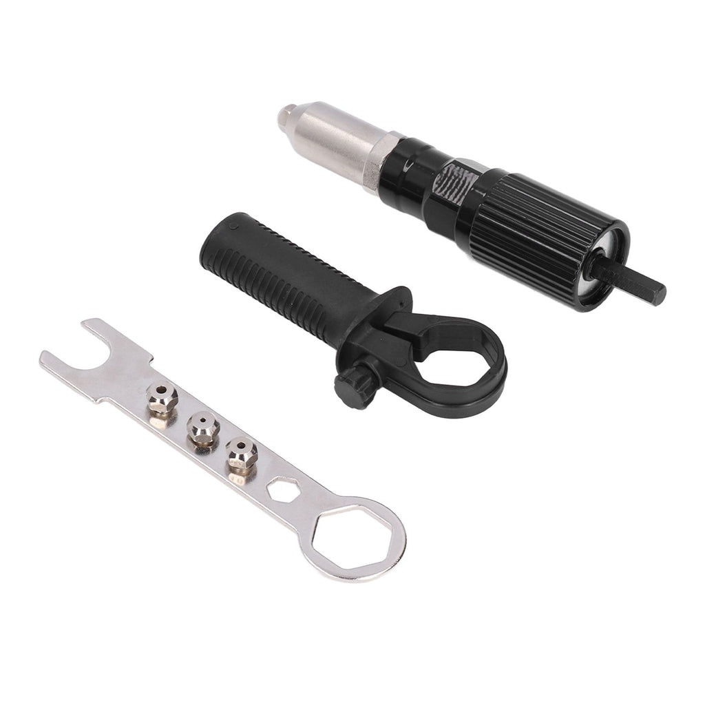Electric Riveting Gun Adapter Rivet Gun Accessory Electric Drill Rivet Machine Grab Rivet and Nail Gun Head