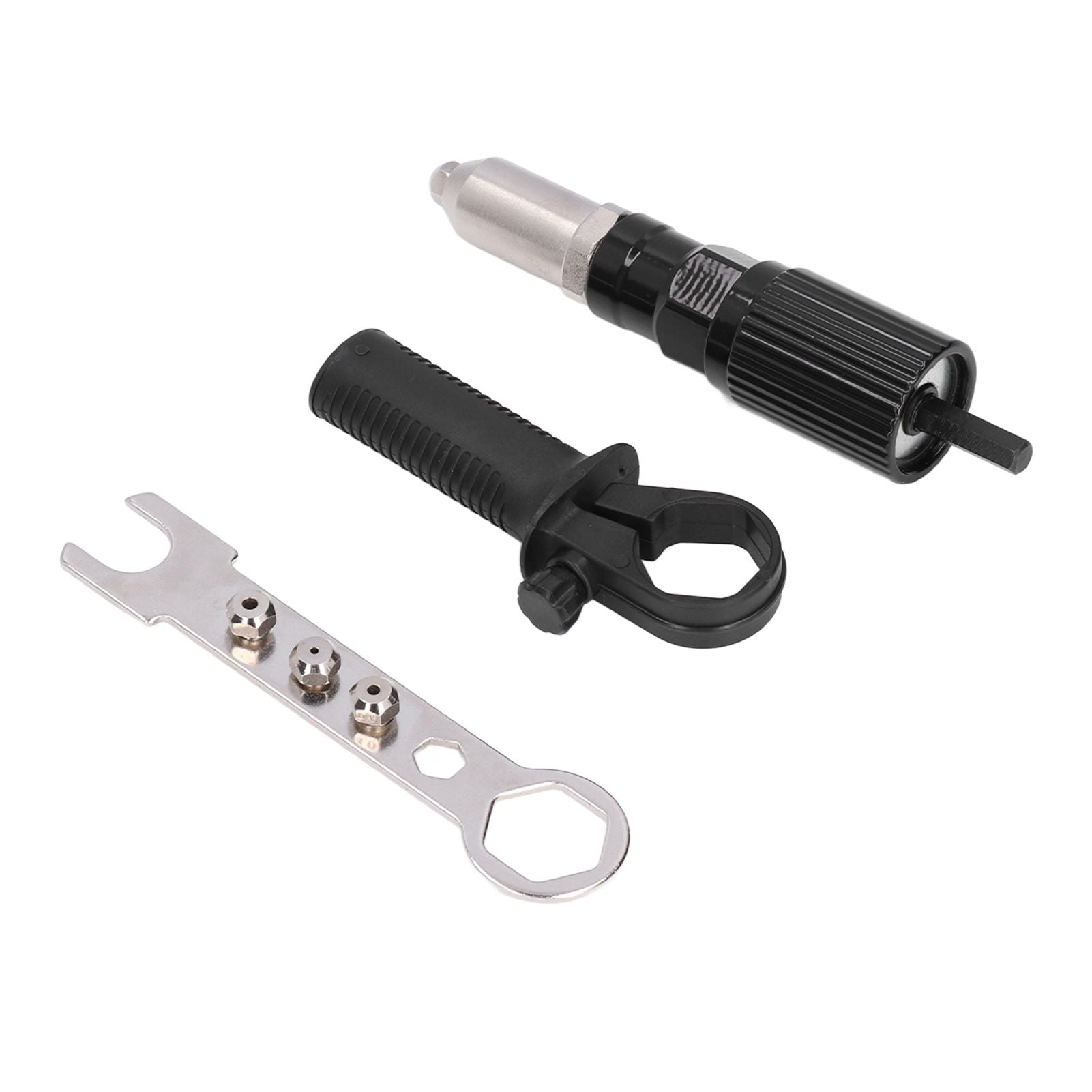 Electric Riveting Gun Adapter Rivet Gun Accessory Electric Drill Rivet Machine Grab Rivet and Nail Gun Head