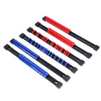 6pcs Socket Organizer Tray Multipurpose ABS 1/4in 3/8in 1/2in Auto Repairing Tools
