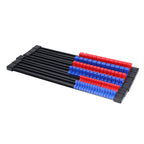 6pcs Socket Organizer Tray Multipurpose ABS 1/4in 3/8in 1/2in Auto Repairing Tools