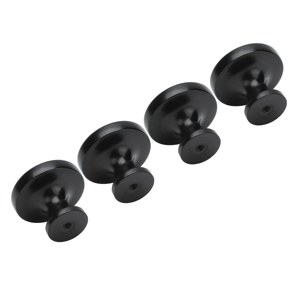 4Set Lion Head Zinc Alloy Cabinet Door Handle Modern Antique Cartoon Solid Drawer Pull Circular Single Hole Buckle Hand399 Lion Head Black