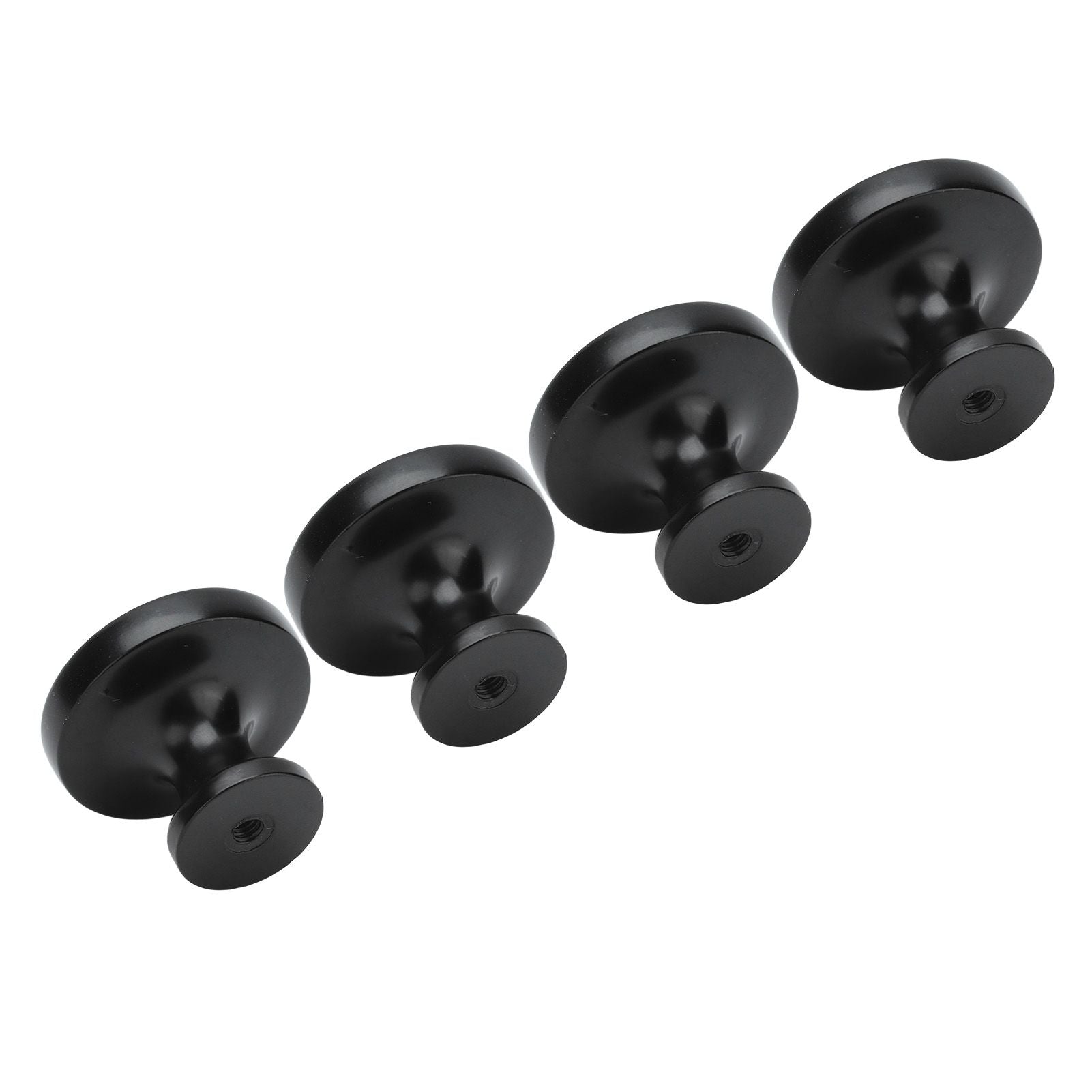 4Set Lion Head Zinc Alloy Cabinet Door Handle Modern Antique Cartoon Solid Drawer Pull Circular Single Hole Buckle Hand399 Lion Head Black