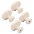 4Set Lion Head Zinc Alloy Cabinet Door Handle Modern Antique Cartoon Solid Drawer Pull Circular Single Hole Buckle Hand399 Lion Head Ivory