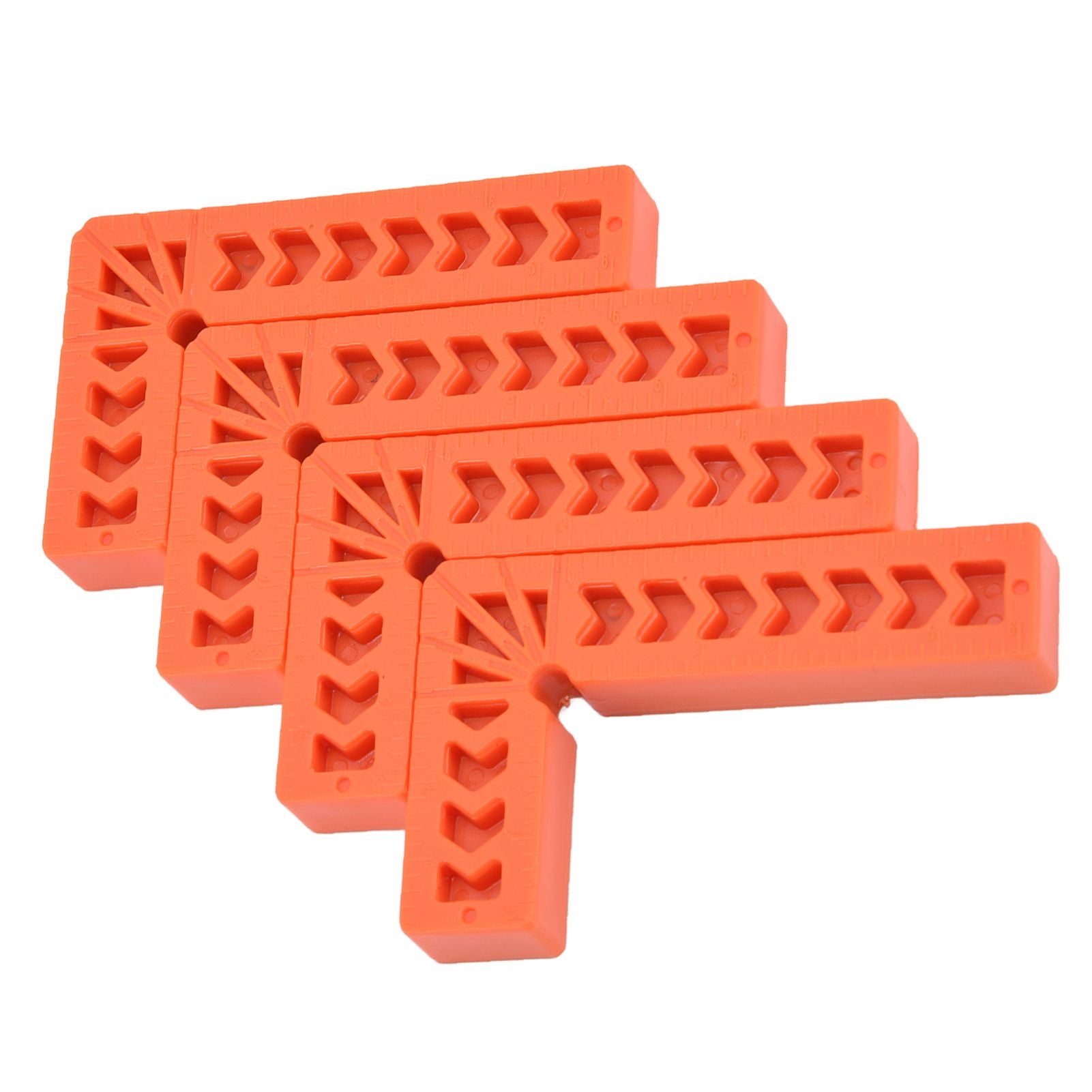 4Pcs L Type Plastic Squares Multi Purpose Strong Practicability Easy to Use Plastic Right Angle Positioner for Drawers4 Inches 100mm