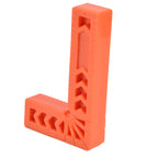 4Pcs L Type Plastic Squares Multi Purpose Strong Practicability Easy to Use Plastic Right Angle Positioner for Drawers6 Inches 150mm