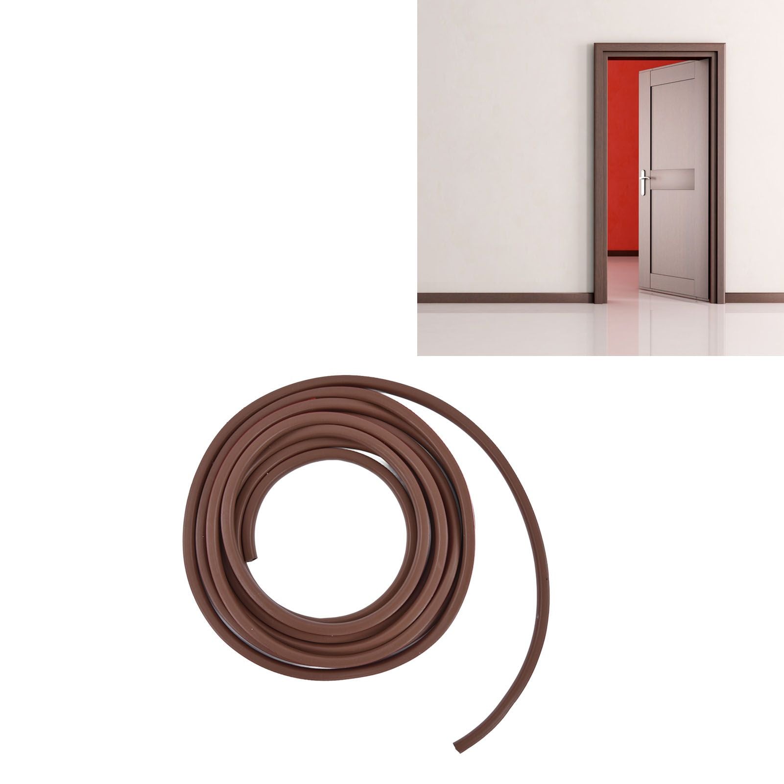 14mmx12mm Weather Stripping Door Sealing Strip Dustproof Sound Insulation Strips for Door and Window
